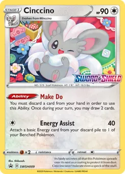 SWSH Black Star Promos Cinccino Pokémon card